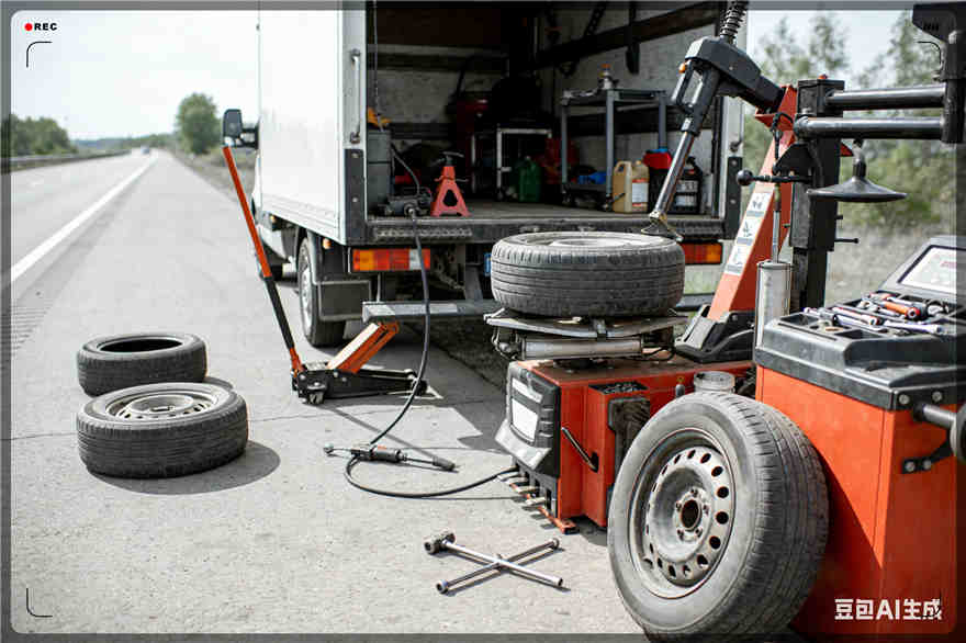 石嘴山扎胎道路救援-流动补胎